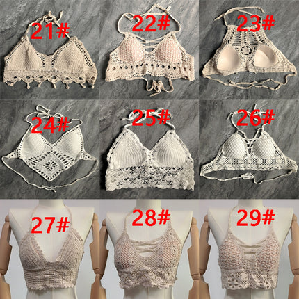 Embroidered Hollow Lace Vest