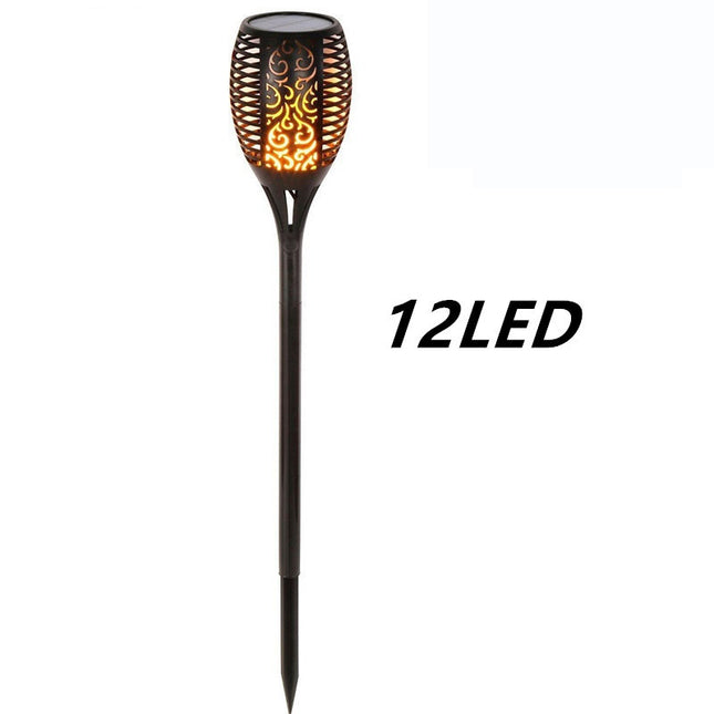 Solar Flame Flickering Tiki Torch Light