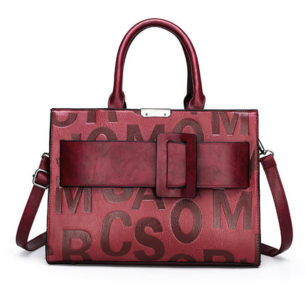 Sac de voyage à bandoulière en cuir de style européen et américain pour femme