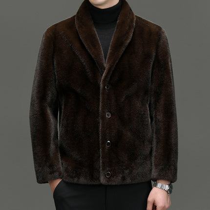 Men's Reversible Padded Fur Jacket