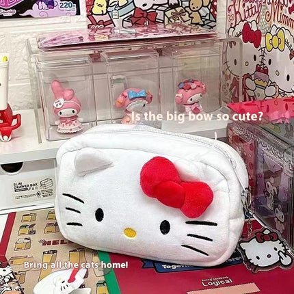 Trousse à crayons en forme de chat caramel mignon