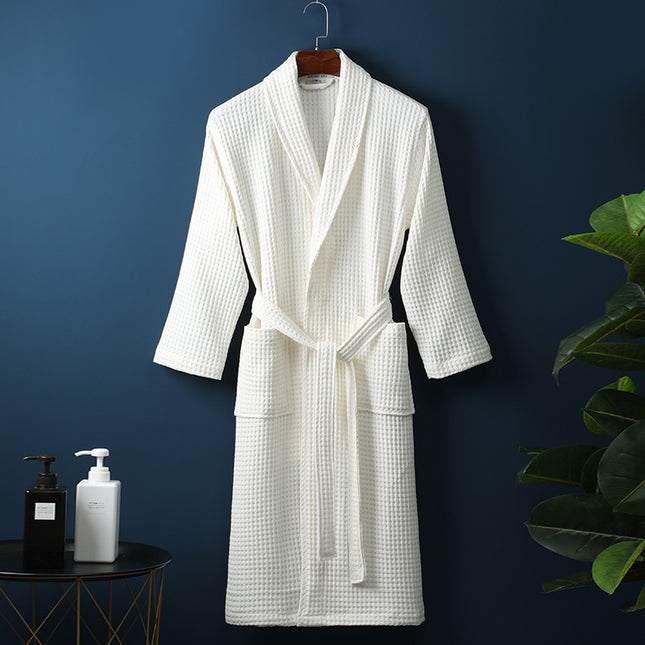 Cotton Waffle Bathrobe