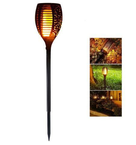 Solar Flame Flickering Tiki Torch Light