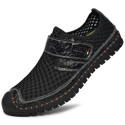 Merkmak Genuine Leather Men Flats Shoes Fashion Trend