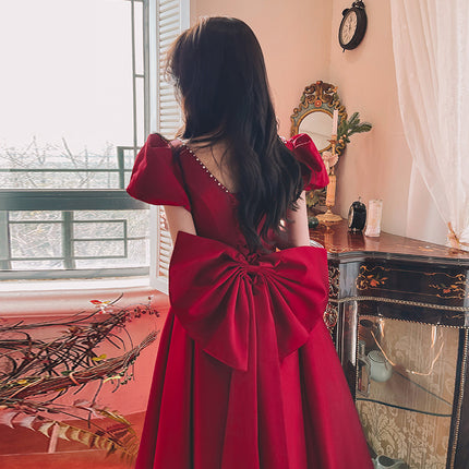 French Princess On The Run Satin Dress