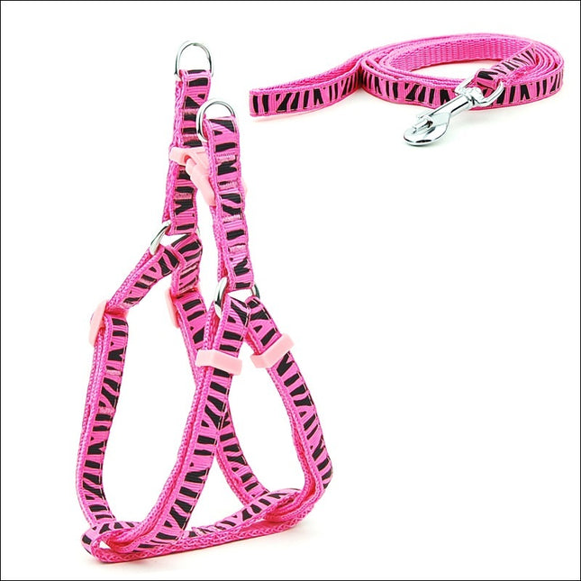 Polka Dot Pet Chest Straps with Leash