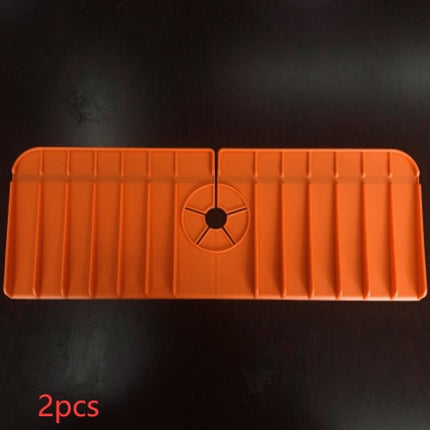Tapis anti-éclaboussures en silicone pour robinet
