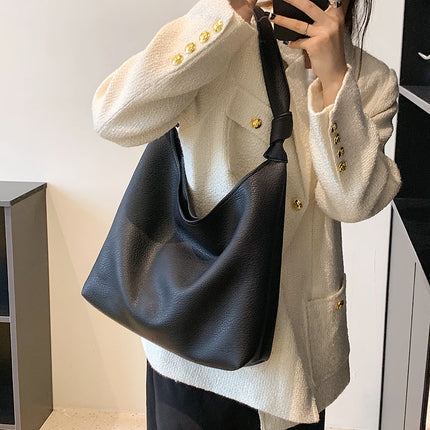 Sacs à main en cuir PU tendance à bandoulière avec grand compartiment
