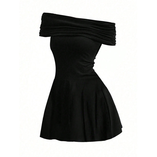 High-Waist Skirt Fashion Dress