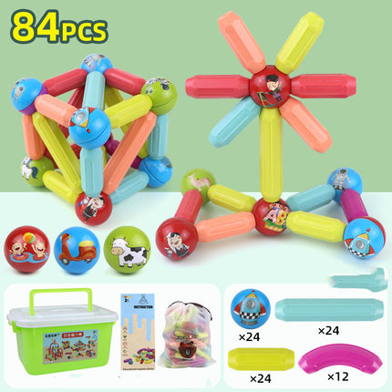 Magnetic Rod Building Blocks For Children Toys Gift
