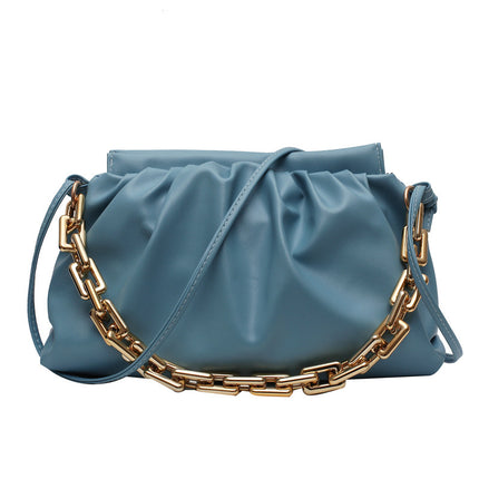 Sac à bandoulière portable à chaîne épaisse en forme de nuage