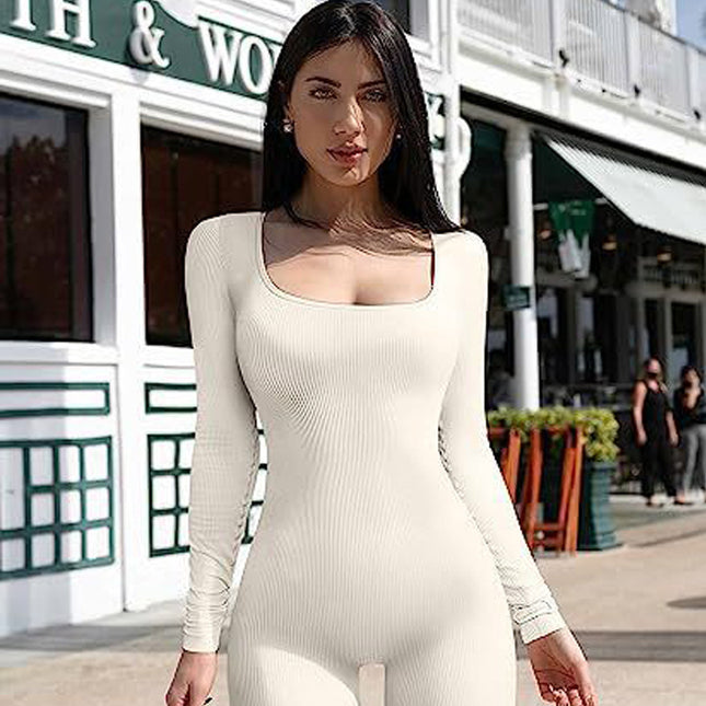 Long Sleeve Square Collar Clothing