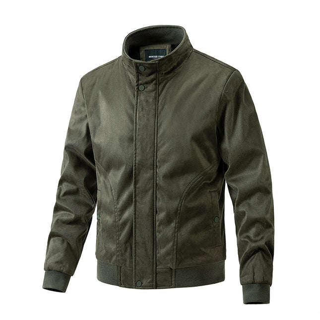 Men's Slim Fit Suede Jacket