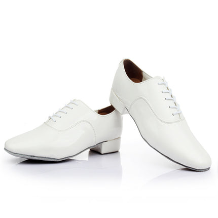 Men's Leather Dance Shoes Soft Bottom Latin & Standard