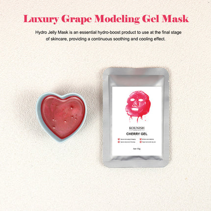 Cherry Flower Seaweed Mask Hydrating Jelly Glue Soft Mask Powder