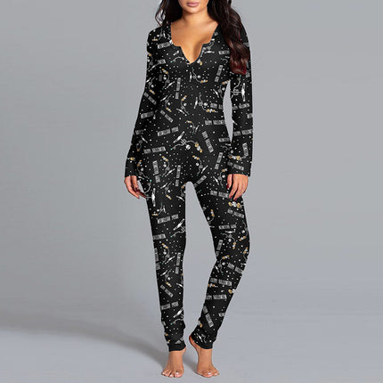 Long Sleeve Home Pajamas Casual Trousers