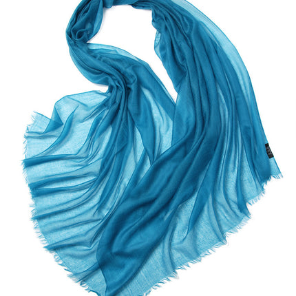 300 Rings Velvet Scarf Thin Solid Color And Plain Sun Protection