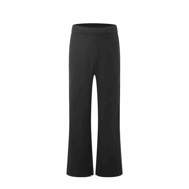 Woolen Warm 3D Cutting Extra Thick Side Zipper Pants