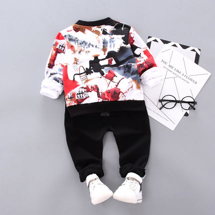 Ensemble de vêtements pour enfants en trois pièces pour garçons