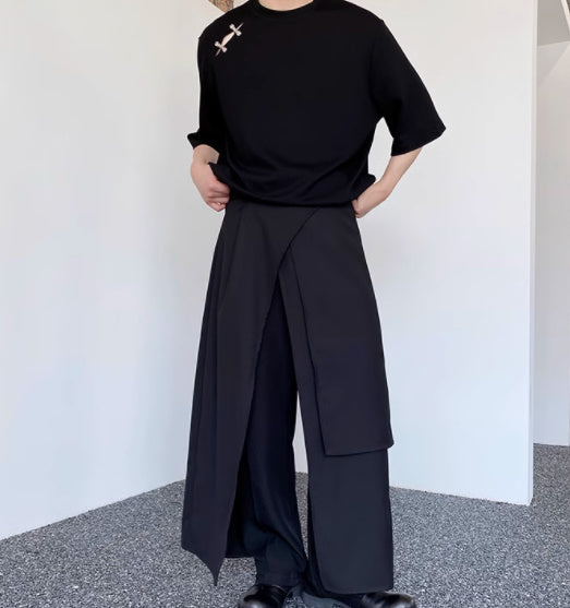 Multi-Layered Irregular Large Skirt Cape