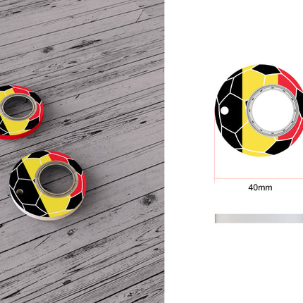 Football World Cup Fidget Spinner Toy Keychain