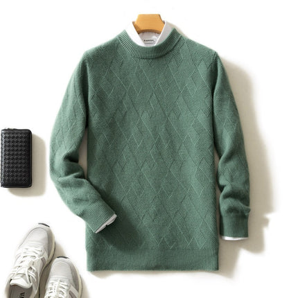 Pull en cachemire épais pour homme