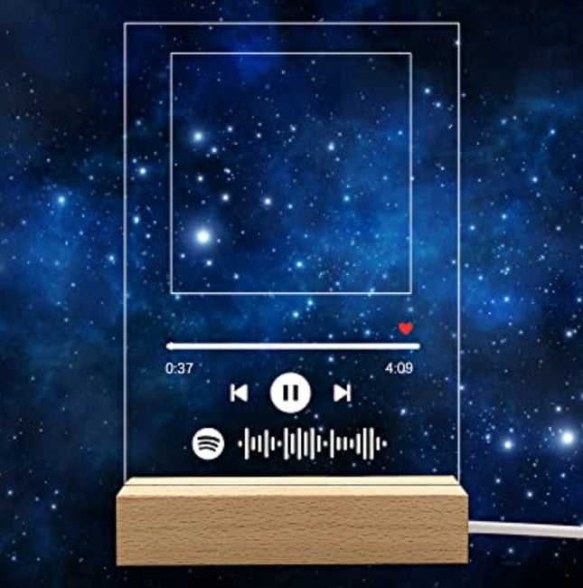 Custom Photo Music Night Light