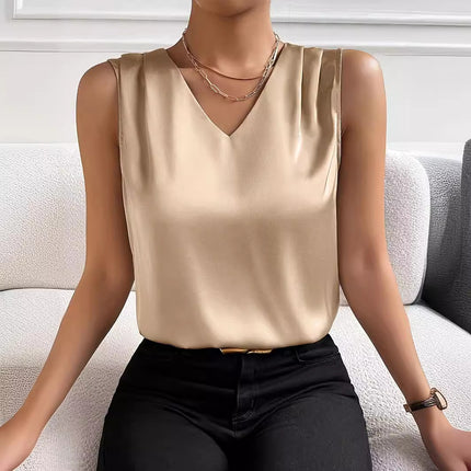 Temperament Commute Vest Bottoming Top