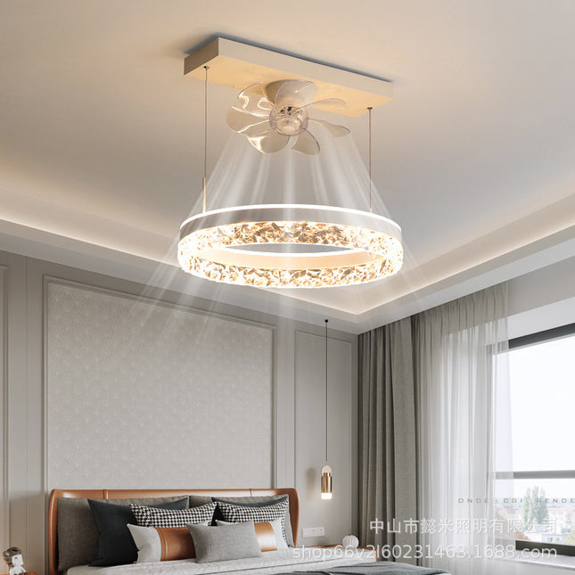 Scandinavian Invisible Ceiling Fan Light