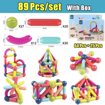 Magnetic Rod Building Blocks For Children Toys Gift