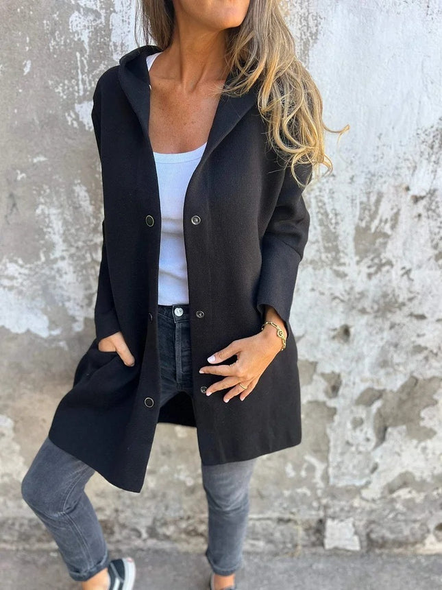Cardigan Fashion Loose Solid Color Jacket