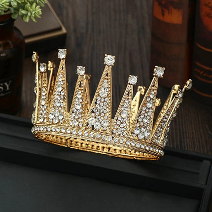 Bijoux de cheveux de mariage de mode de couronne de diamant
