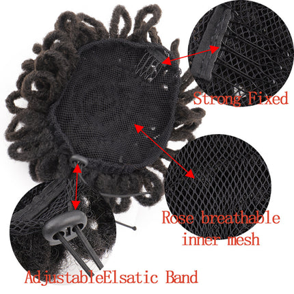 African Wig Bun Hair Bag