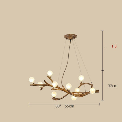 Zen Tree Branch Chandelier