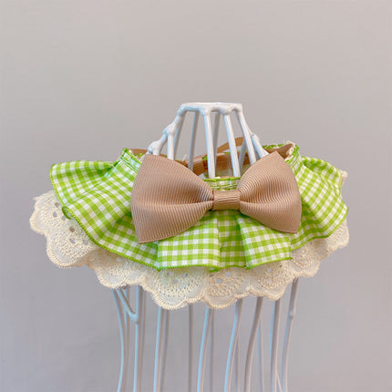 Bavoir pour chat et chien avec nœud papillon - Accessoires mignons