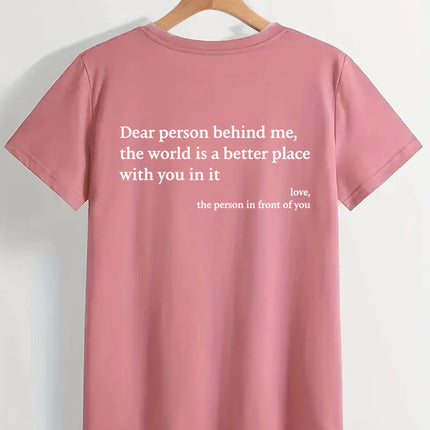 New Fashion Womens Letter T-Shirt