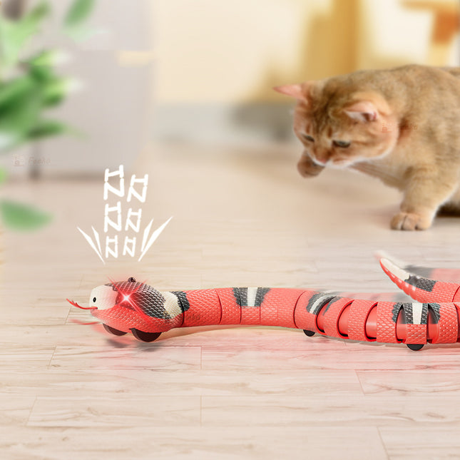 Tricky Interactive Sleeping Electric Induction Snake Toy