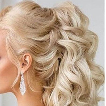 Long Wave Ponytail Wrap Around Clip-In Hair Headwear