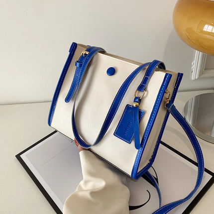 Sac messager à bandoulière tendance avec coutures tendance