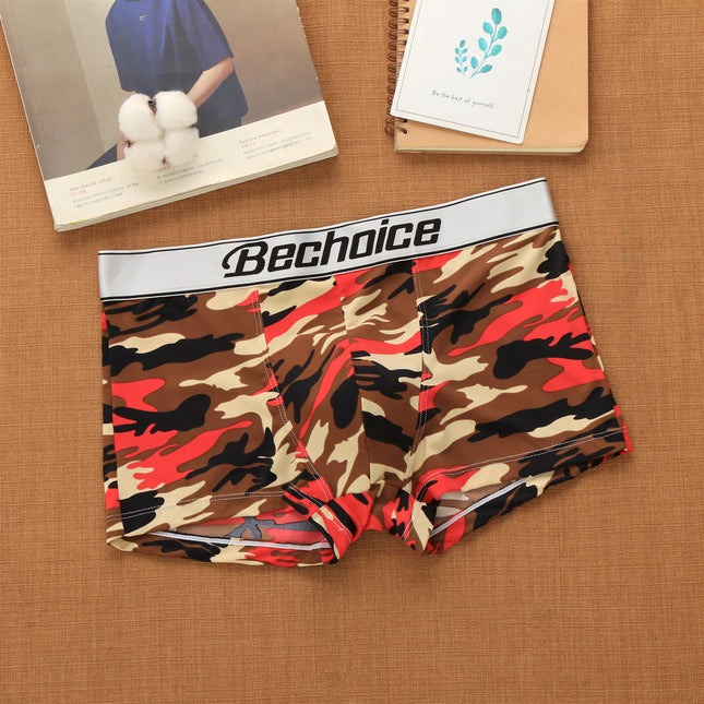 Men's Camouflage Ice Silk Underwear