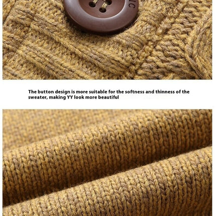 Men's Fleece-Lined Thickened Sweater