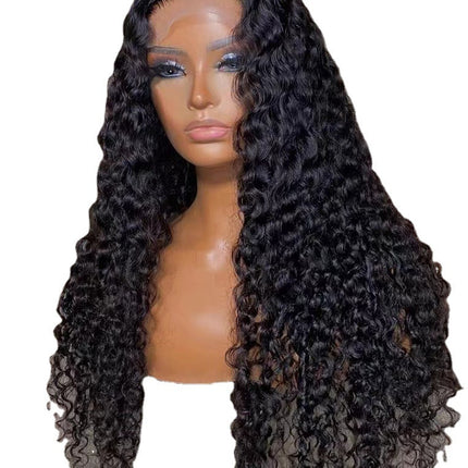 Front Lace Wig Women's Long Curly Hair