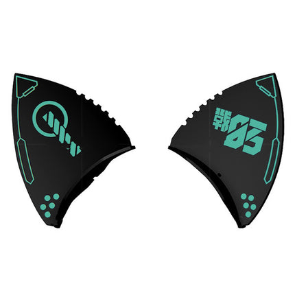 Masque Punk Oreilles de Chat Bandeau Fonction Machines de Science-Fiction Bidimensionnelles
