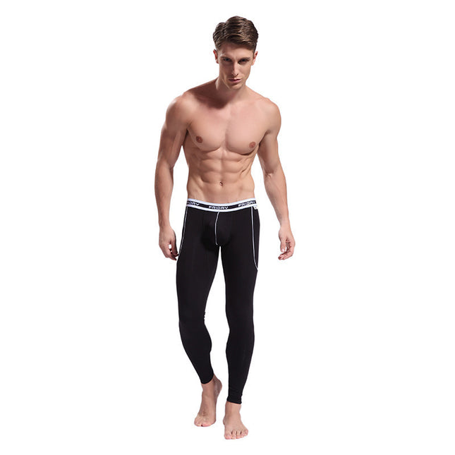 Caleçon long extensible coupe slim pour homme