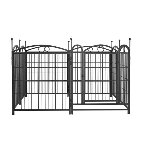 32 Inch 8 Panel Metal Dog Fence