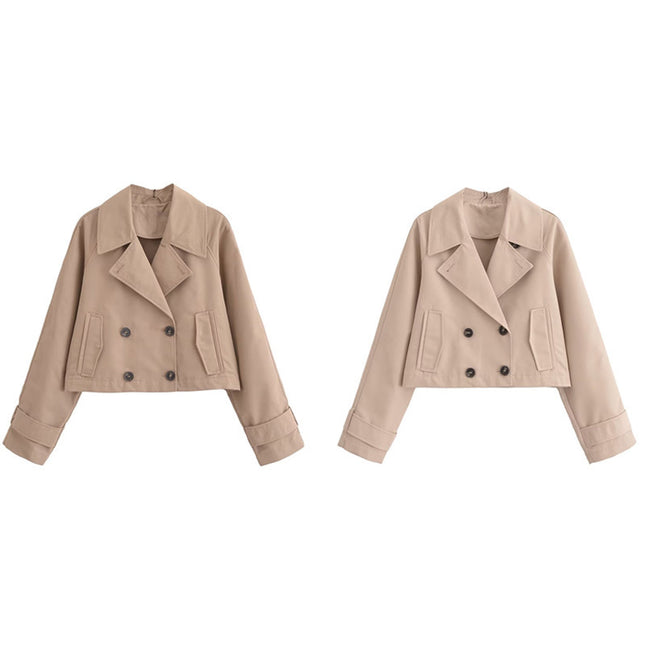 Style Women's Clothing French Trench Coat Long Sleeve