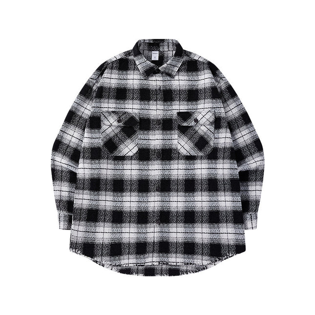 American Plaid Workwear Shirt Coat