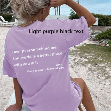 New Fashion Womens Letter T-Shirt