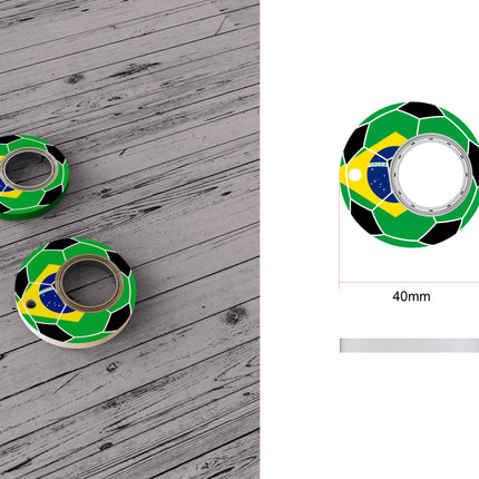 Football World Cup Fidget Spinner Toy Keychain
