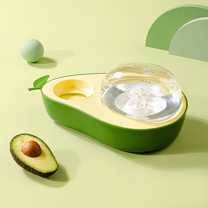 Avocado Shaped Cat Water Bowl